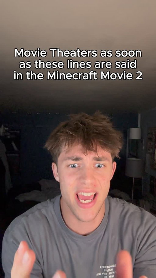 Minecraft Movie 2 is gonna be cinema #skit #meme #funny #minecraft #movie
