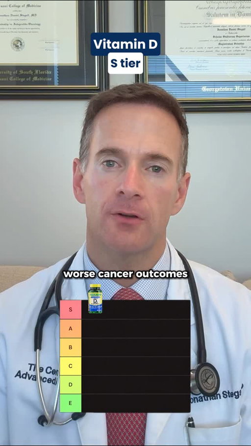 I rank the most talked-about cancer supplements from S tier to C tier. No fluff.

Vitamin D. Curcumin. Green tea extract. Probiotics. Melatonin. Resveratrol.

Some supplements have strong evidence behind them. Others are promising but still developing. And some get far more attention than the research supports.

In this video, I break down where these supplements rank based on the evidence, clinical experience, and how useful they tend to be in real-world cancer care.

The goal isn’t to take everything.

It’s to focus on what actually moves the needle.

Which supplement do you hear people talking about most often?