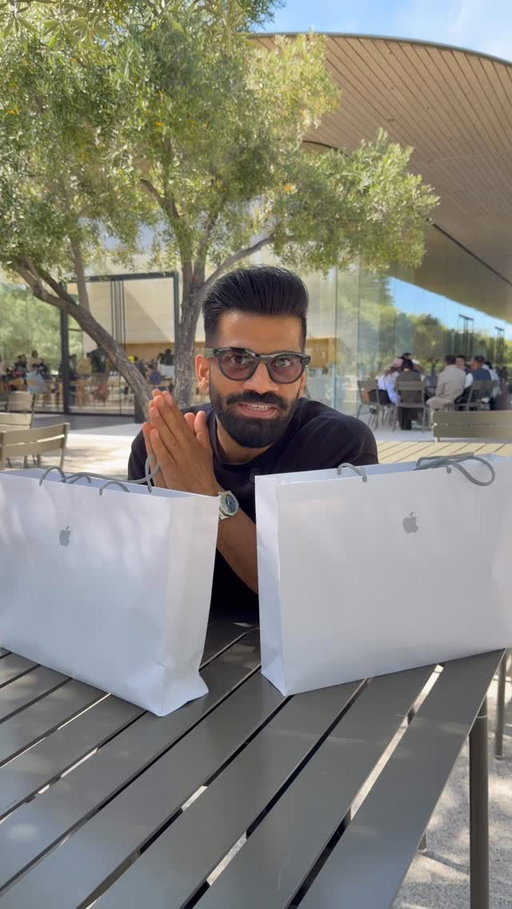 First thing to do in Cupertino at the Apple Park Visitor Center...#WWDC26 #TGFamily 🔥 🔥 🔥