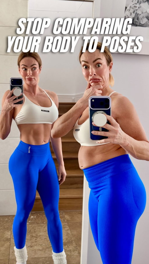Don’t compare your incredible body to someone else’s, let alone a split-second pose. 
Ask yourself: what did my body DO for me today? 
Forget how silly it feels. Try it. 

Practice focusing on what your body does for you every single day, instead of obsessing over how it looks or what you think it “isn’t”. 

🙏🏼 I’m so grateful for this amazing body of mine, even though it’s all over the shop with perimenopause right now haha. 😅 

Send this to someone who needs the reminder. 🤗