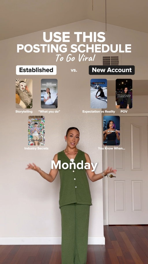 I used this posting schedule and went viral ✅

If you want to get better at planning out your content in advanced, comment “TEMPLATE1” and I’ll send you my Free TikTok 

#socialmedia #contentcreation #organicgrowth #personalbrand