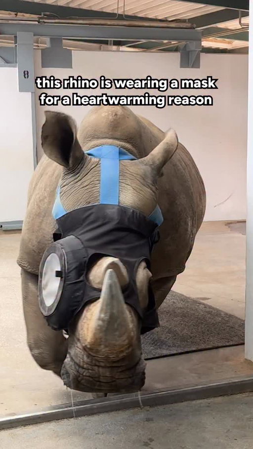 Kendi the rhino can see again thanks to our incredible Animal Care team, veterinarians, and partners at @vetmedflorida 🦏👀 This exceptionally rare and complex cataract removal surgery required extensive planning, innovation, and collaboration from the team and we couldn’t be prouder. #AnimalKingdom