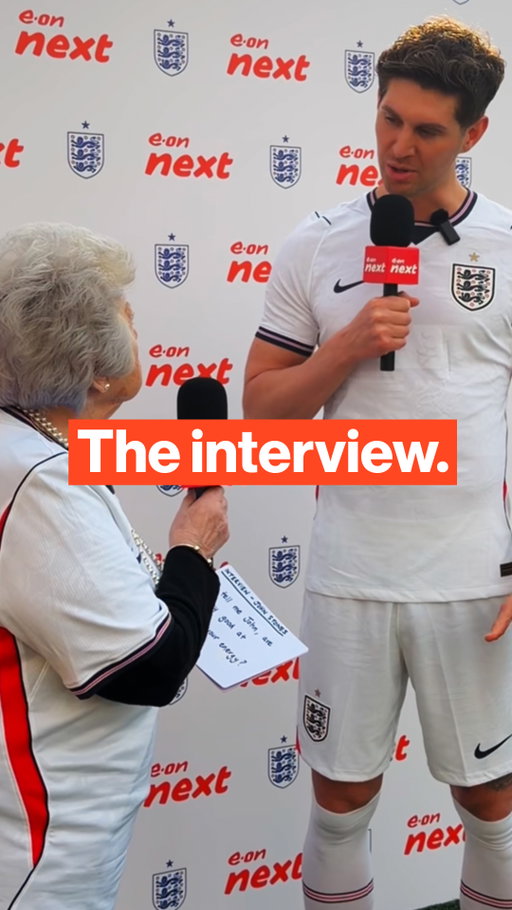 ENERGY SAVING TACTICS @grimegran interviews three of our lions @johnstones5 Jarrod Bowen and @kobbie to make sure they’re saving plenty of energy before the big tournament. #SaveItLikeThreeLions 🦁🦁🦁