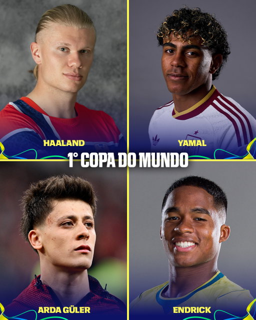 ENTRE ESTREIAS E DESPEDIDAS! 🏆😢 

A Copa do Mundo de 2026 vai ficar marcada como um encontro de gerações do futebol. Na mesma Copa em que lendas como Cristiano Ronaldo,Messi e Neymar se despedem do torneio, jovens que podem marcar o nome na história do esporte farão sua estreia no mundial!

#ESPN2026 #CopaDoMundo #Neymar #Messi #CR7