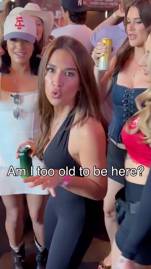 When you’re pushin 40 at bar filled with 20yr olds it’s a fair question😆We in that “not too young” “not too old” phase of life 😆