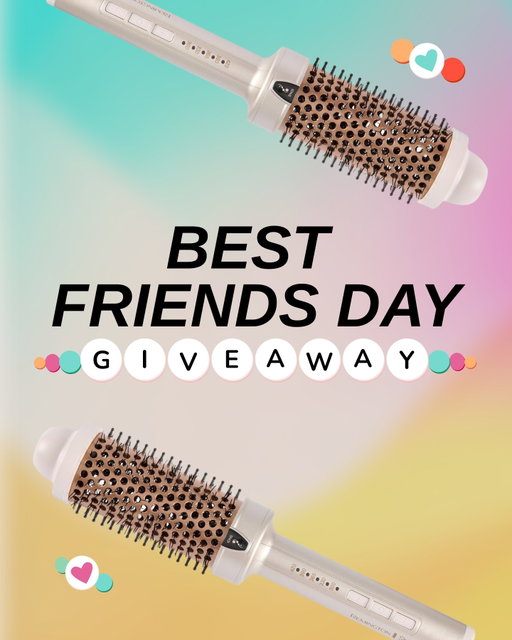 **GIVEAWAY CLOSED** Calling all besties! 👯

It’s #NationalBestFriendsDay and to celebrate, we’re giving you AND your best gal pal a chance to win one of our new Remington® Shine Therapy™ Thermal Brushes. Here’s how: 

💖 Like this post 
💖 Follow us, @remington_us 
💖 Tag your bestie in the comments 

Giveaway ends June 12 at 11:59 PM EST. 2 winners will be selected at random and contacted via DM by @remington_us. This promotion is not sponsored, endorsed, administered by, or associated with Instagram. Rules and regulations linked in bio. #Giveway