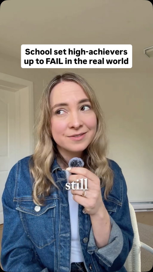 Do you think being a high-achiever in school helped or hindered you? 👀 

The problem I have with the education system is it teaches you to strive for perfection and avoid failure at all costs. 

The ironic part is, once you finish school and enter the real world… 

This is the exact mindset that keeps you playing small & holds you back from pursuing your biggest, scariest dreams. 

15 years later, I’m on a journey of figuring out how to overcome my perfectionism & fear of failure.

I’m going to document it all here. 

So if this is something you relate to…

Make sure you’re following @nicolaeasterby and let’s go on this journey together 🫶🏻