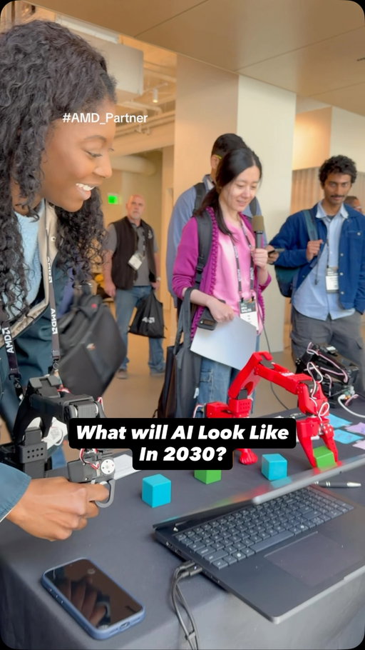 #AMD_Partner How do you feel about what AI will look like in 2030?

Last year, I was mostly using AI. This year, I’m focused on building with AI. If you want to take your skills to the next level, I highly recommend AMD’s summer event Advancing AI, check out the link in my bio for more information. It was great to see how a top company uses AI and I felt so invigorated to keep building!

#AdvancingAI #TogetherWeAdvance #AI #techtok 

Link to learn more about Advancing AI: https://bit.ly/4fvUZg4
