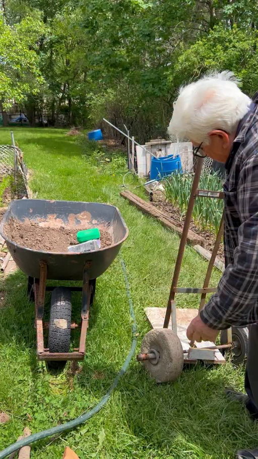 My Grandpa Actually Made Concrete Tires 😂 

#funny #italian #family #reels #concrete