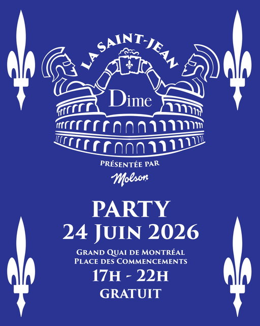 AWEYE KEVEN POINTE-TOÉ C’EST GRATOS!!!🗣️

LA SAINT-JEAN DIME PRÉSENTÉE PAR @MOLSON 24 JUIN 2026 AU GRAND QUAI DE MONTRÉAL  🎵SPECTACLES
🎯JEUX 🥊TOURNOI DE GLADIATEURS
🧑‍🧑‍🧒 POUR TOUTE LA FAMILLE!  PLUS D’INFO BIENTÔT ⚜️
__________________________

LA SAINT-JEAN DIME PRESENTED BY @MOLSON
JUNE 24, 2026 AT THE GRAND QUAY OF MONTREAL

🎵 LIVE PERFORMANCES
🎯 GAMES
🥊 GLADIATOR TOURNAMENT
🧑‍🧑‍🧒 ALL AGES! 
MORE INFO COMING SOON ⚜️