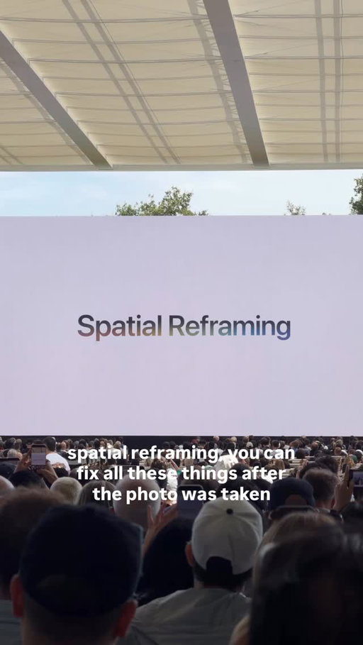 Spatial Reframing in the new Photos app #wwdc