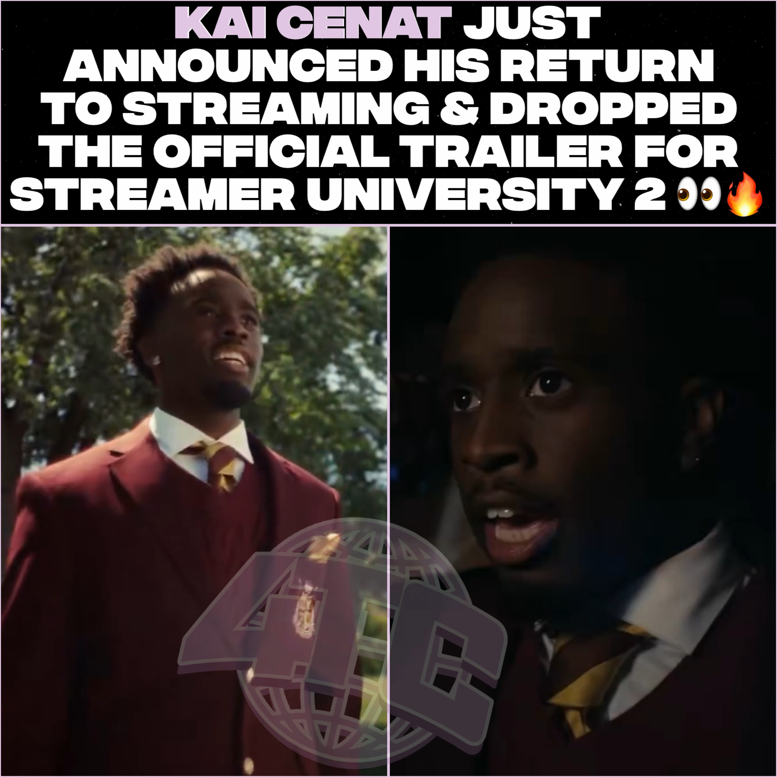 #KaiCenat just announced his return to streaming and dropped the official trailer for Streamer University 2 👀🔥! #Viral #Explore #Explorepage #Trending