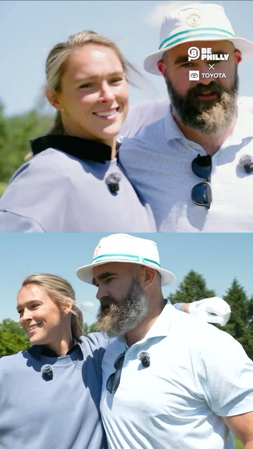 Does it count as competitive if it’s for a good cause? 👀

This year’s Underdog Golf Outing benefiting @bephillyfoundation was sponsored by @toyotausa , where we hosted the Grand Highlander Heckler Hole-in-One Challenge for some good old fashioned competition between @jason.kelce and @kykelce ⛳️