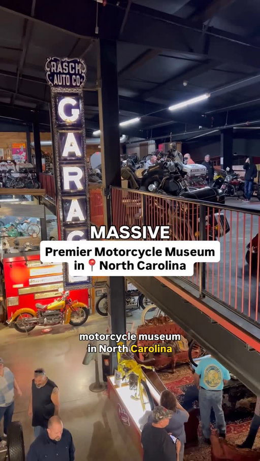 📌Save this massive motorcycle museum for your next trip to📍Maggie Valley, NC!

Did you know that just a few miles off the Blue Ridge Parkway was a HUGE motorcycle museum that houses over 300 classic & vintage machines? We recently visited the @wheelsthroughtime museum and spent hours looking at brands such as Harley Davidson, Indian, + other unique automobiles! 🏍️ 

The coolest thing about this museum is that you can ask staff members to start up any of the motorcycles as long as they’re complete with an engine. It was awesome to hear and learn about these history of these machines + the employees were extremely knowledgeable. My favorite was a purple chopper and it sounded 🔥🔥 

Have you been to this museum? Send this to who needs to stop by when visiting the mountains and follow me for more!

@nctraveleats 🏍️