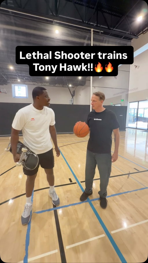 Tony Hawks understands it now!🛹🏀
-
Player: @tonyhawk 
Film: @niceshotnate 
Produced: @taylorstephens 
Passer: @iamjavarus 
Trainer: ( @lethalshooter )
#TonyHawk #LethalShooter