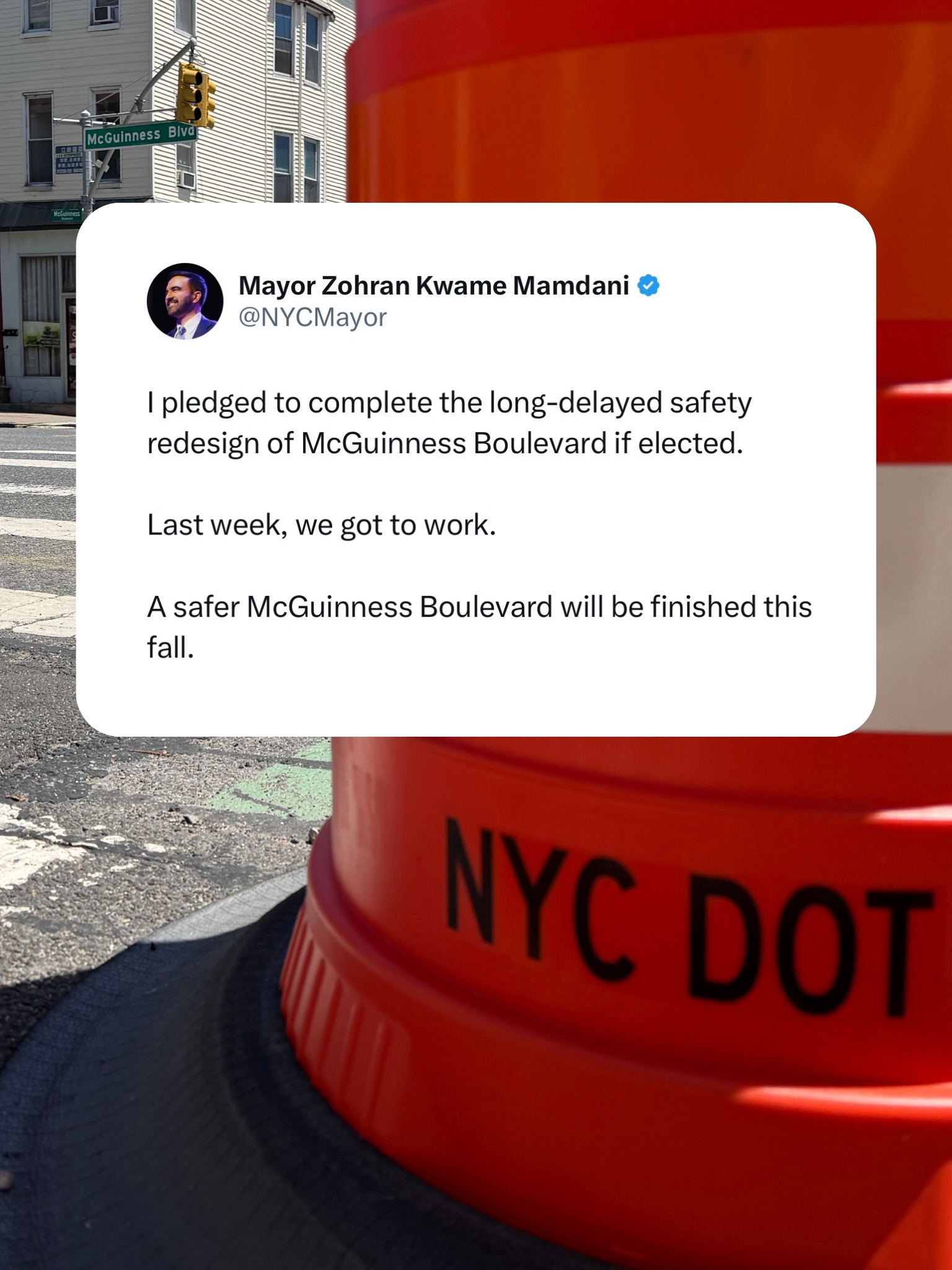 A safer McGuinness Boulevard is coming soon. For real this time.