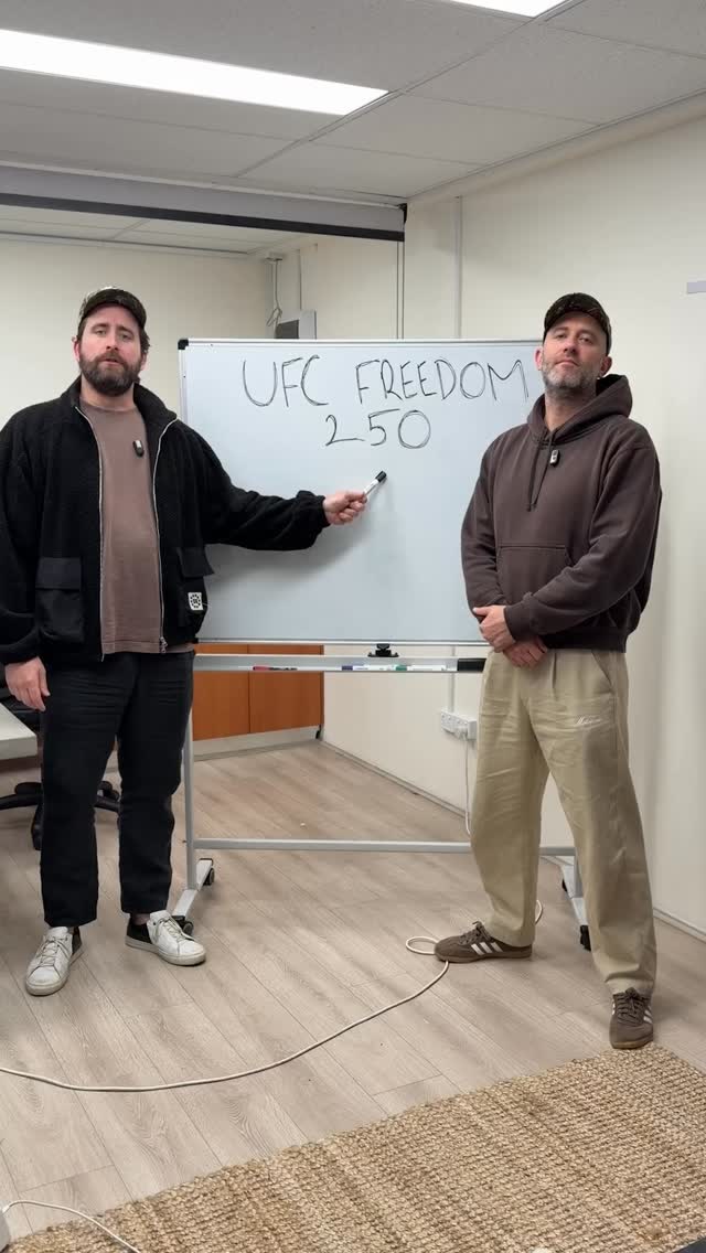 Listen to your dads and pull a sickie next Monday 15th June for UFC Freedom 250. Buy the PPV and tune into the Hello Sport live stream on YouTube from 10am @ufcanz