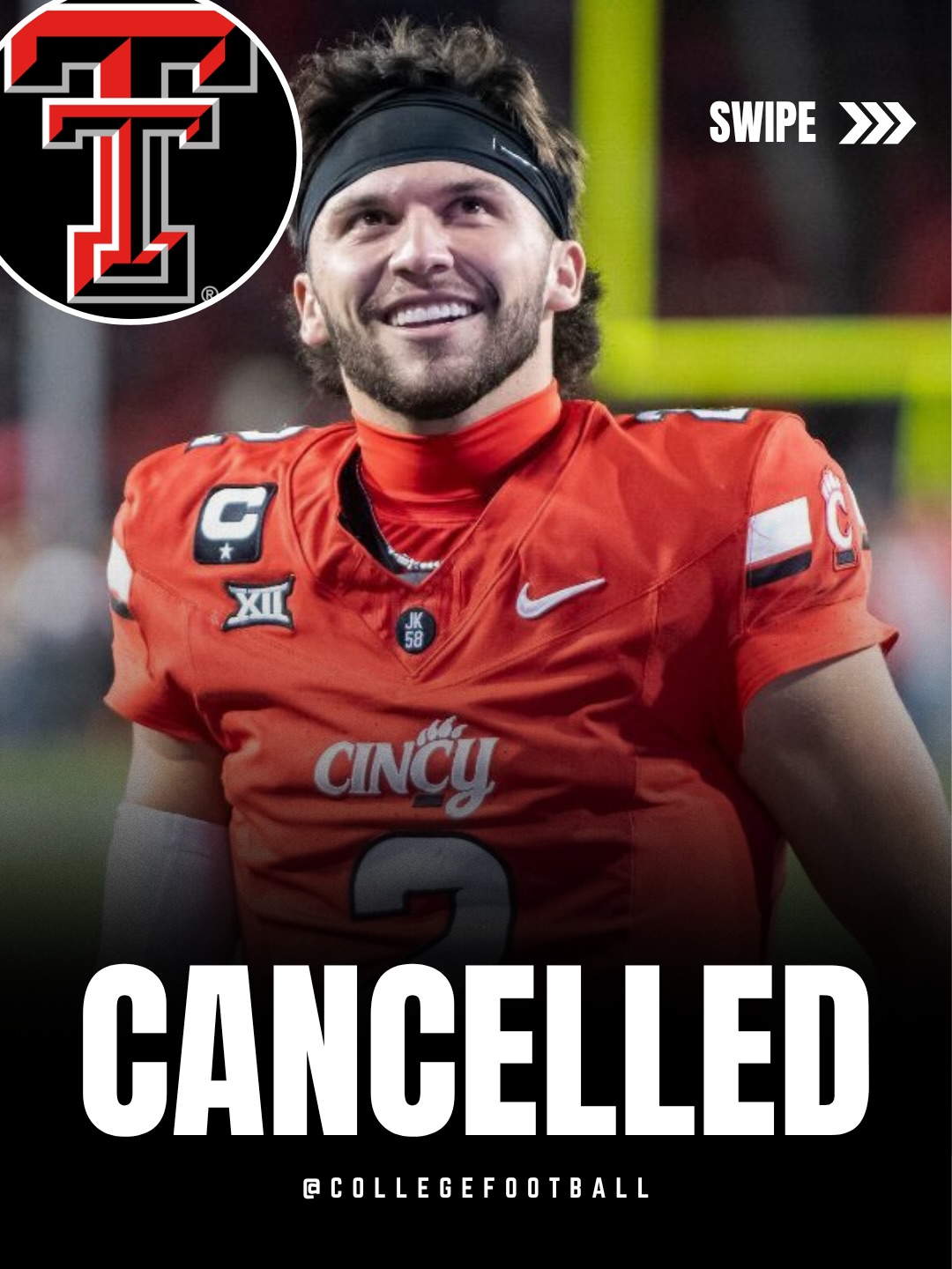 Georgia & Nebraska have CANCELLED any games with Texas Tech

They are outright refusing to play Texas Tech if this Brennan Sorsby news stays the same. This is a massive step in CollegeFootball. This is a massive step for universities and obviously this is enormous for the state of the NCAA moving forward.

Thoughts??