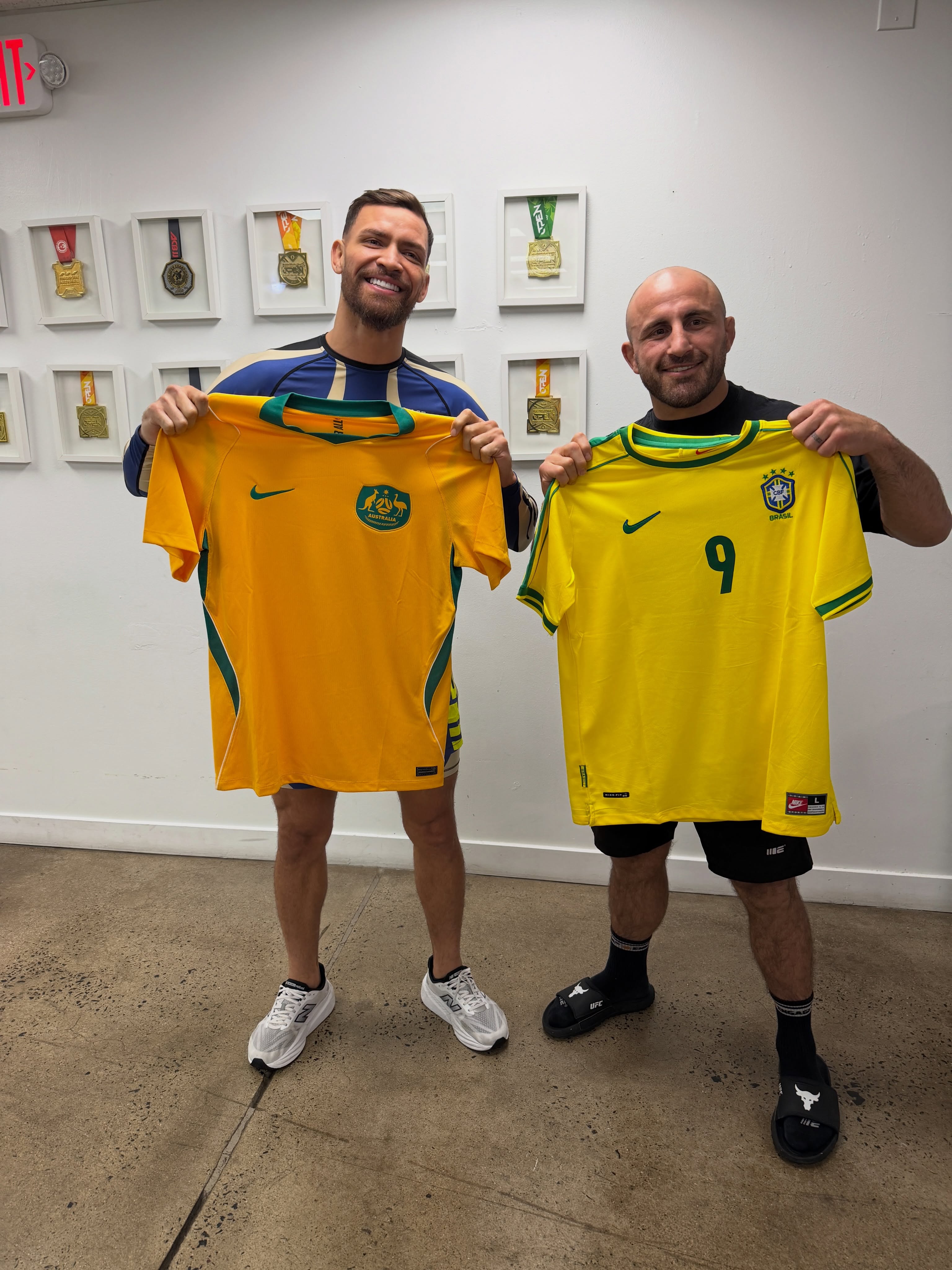 Fight Week, White House, World Cup. Let’s get it! 🇦🇺🇧🇷