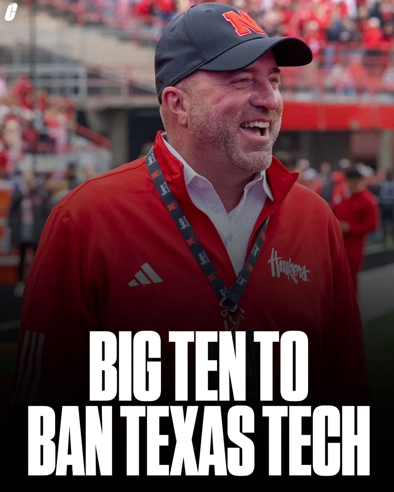 Big Ten officials are expected to discuss in the upcoming days a league-wide mandate to not play Texas Tech in any sports.

This is after Nebraska AD Troy Dannen told his staff today that they aren’t allowed to schedule Texas Tech. 😳