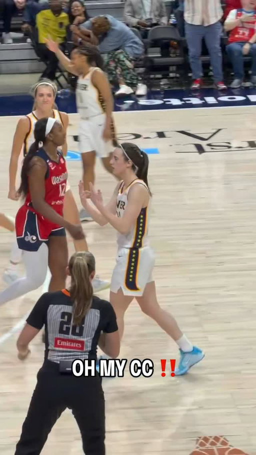 CLUTCH CC 👀 

Caitlin Clark pulls from deep to give the @indianafever a 78-76 lead with 1.2 seconds remaining.

IND-WAS | NBCSN + Peacock | 2026 WNBA Commissioner’s Cup presented by @coinbase