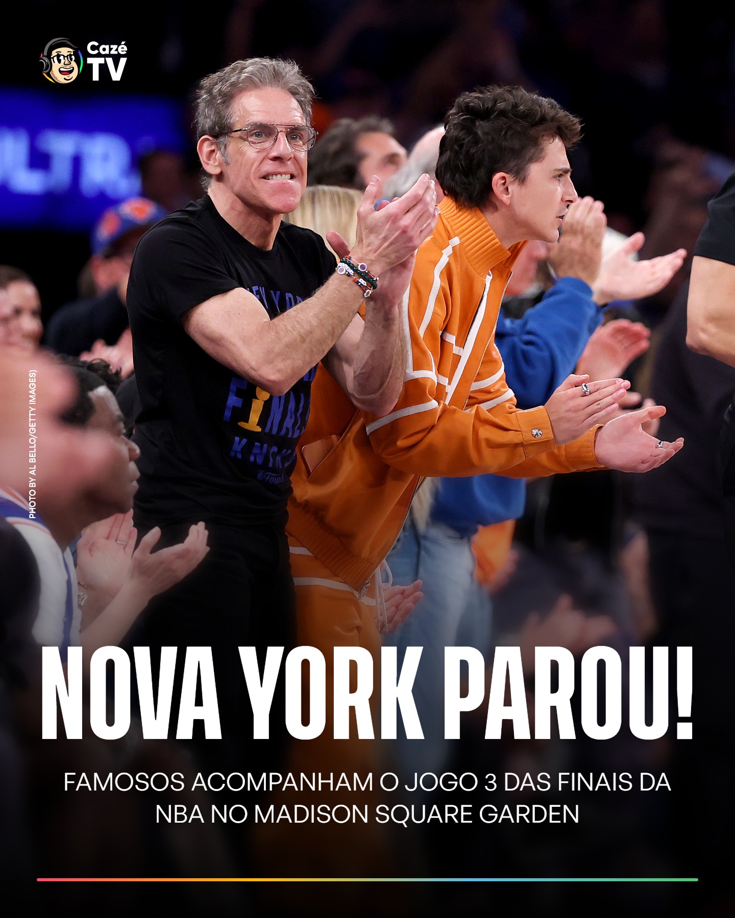 O JOGO É GRANDE... 😳🏀

E a lista de famosos presentes no Madison Square Garden prova isso! NINGUÉM quer perder esse JOGÃO entre KNICKS E SPURS! 

#PlanejamentoCazéTV #Basquete #Olímpicos #cztv38 #NBA
