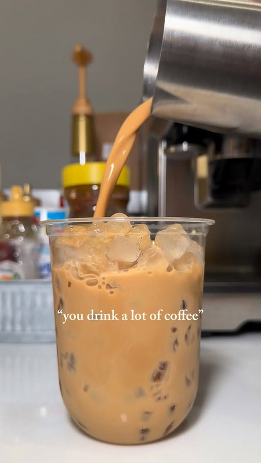 You know, at least (: 

#coffee #coffeeathome #barista #coffeelovers #icedlatte