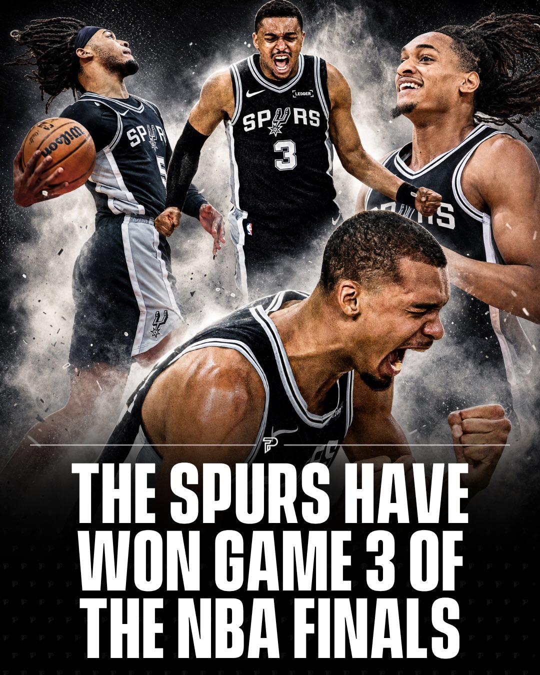 The Spurs just took Game 3 of the NBA Finals and the series is officially alive again. 🏀🔥

San Antonio beat the Knicks 115-111 in New York to cut the series to 2-1.

This Finals suddenly just became chaos. 😭

#Pubity #NBA #Spurs #Knicks