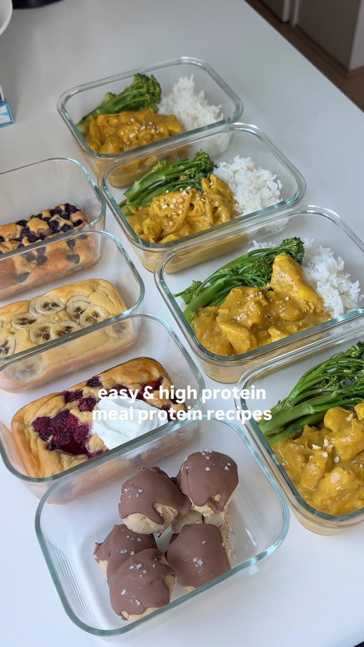 New meal prep inspo for your week using the @colessupermarkets Curtis Stone Glass Containers. 👩🏼‍🍳🫶🏻 All the recipes & macros are in the comments, let me know if you try any!!

Baked Pancakes 🥞🫐
Satay Chicken & Rice 🍚🥦
Cookie Dough Protein Balls 🍪🍫
 
The Coles Curtis Stone Glass Containers allow you to cook, serve & store all in one! 
 
The containers are freezer safe to -20°C, dishwasher safe, microwave safe, oven & air fryer safe to 230°C from room temperature, leak proof, and even have a built-in date dial. 
 
Simply spend $20+ in one transaction in store or online, scan your Flybuys and you’ll earn 1 credit for every $20 you spend (earn credits until 4/8/26 and redeem credits until 11/8/26 (excludes Coles App)). While stocks last, exclusions apply. For full T&Cs coles.com.au/curtis-glass-containers-terms. 
 
CURTIS STONE is a registered trademark in Australia. All rights reserved. #ad #mealprep #healthyfood #easyrecipe
