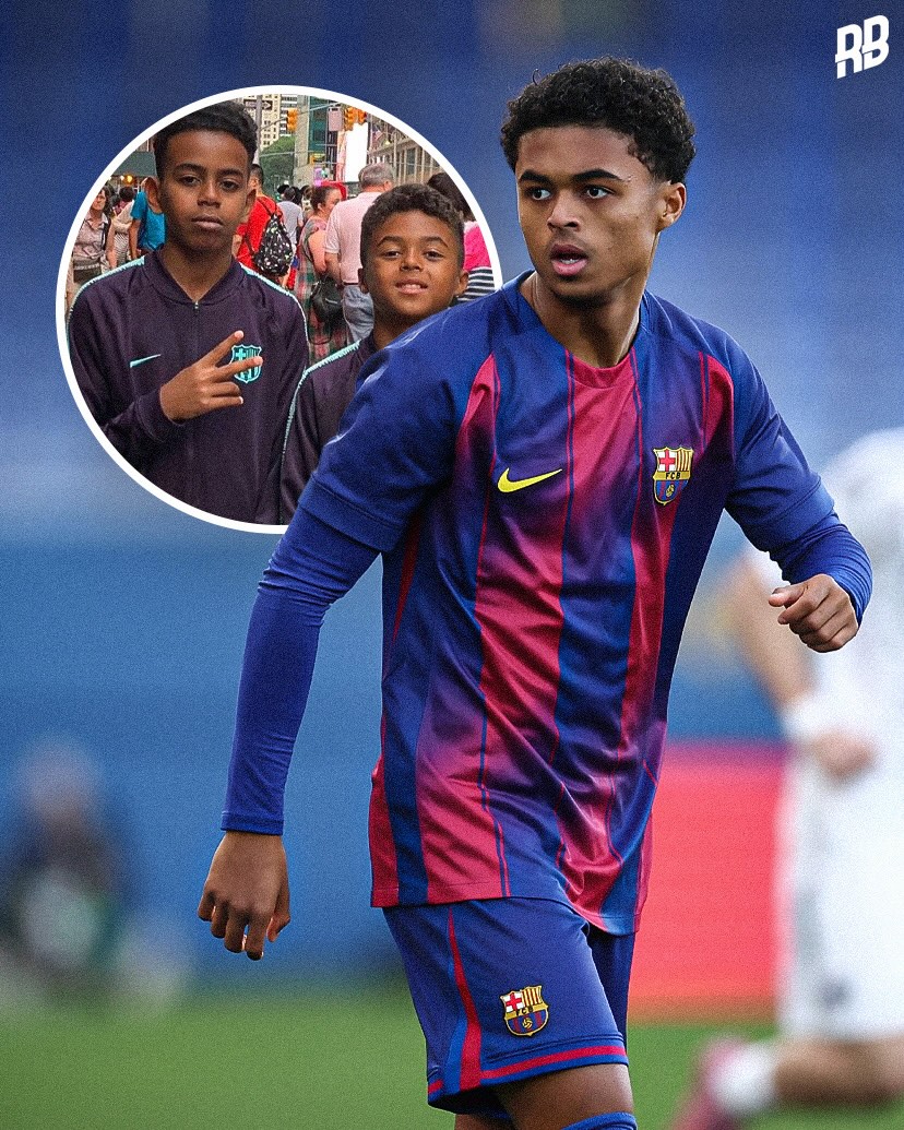Wow… Shane Kluivert will take part in pre-season with Barcelona’s FIRST TEAM, reuniting with former academy teammate Lamine Yamal. 👀🤝🏽

Shane Kluivert signed a two-year deal at La Masia earlier this year and is one of the top prospects coming out of the academy… the 18 year-old has HUGE potential. 💫

Still find it crazy that 3 out of 4 of Patrick’s sons are professional footballers. Justin Kluivert is continuing to ball out at Bournemouth, Ruben is at Lyon and Shane at Barcelona.

Patrick Kluivert really passed down his ability 🤣🇳🇱