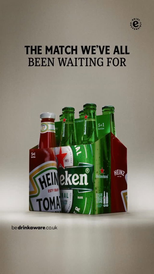 The most limited collab (...you can also just make at home). 

#TheMatchWeveAllBeenWaitingFor #Heineken #Heinz