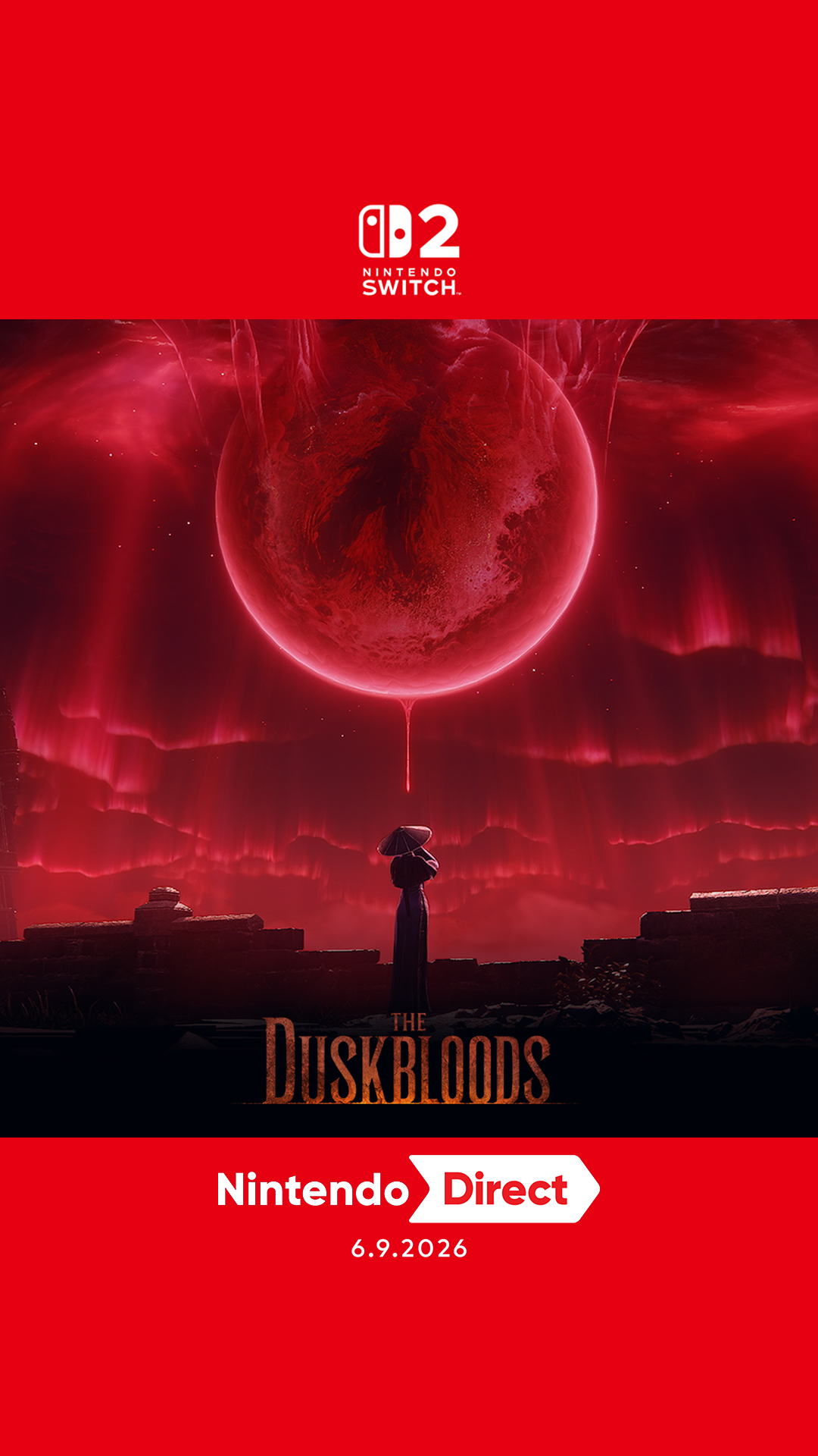 Step into this multiplayer action game as Bloodsworn, battle against up to 7 players as you hunt to secure the mysterious First Blood. The Duskbloods launches exclusively on Nintendo Switch 2 in 2026 with a closed network test coming soon! #NintendoDirect