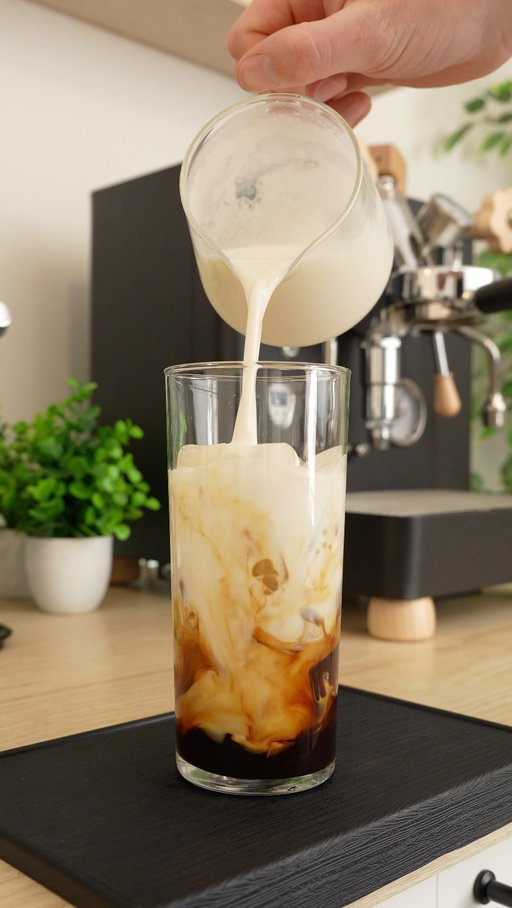 Making a tiramisu latte!

I forgot to mention adding the vanilla extract. It’s optional but adds a nice flavor :) this is really one of the best lattes I’ve made in a whillllleeee and I highly recommend that you give it a try!