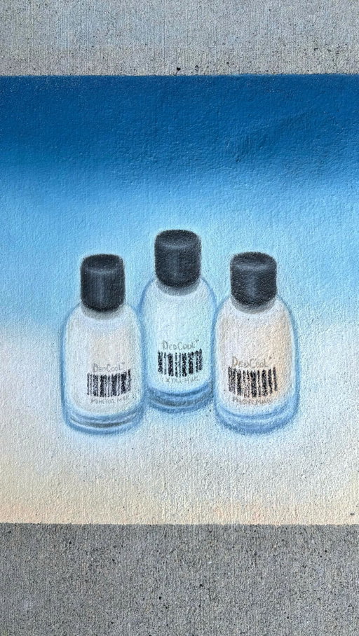 chalk bottles! we’re just missing hopscotch.