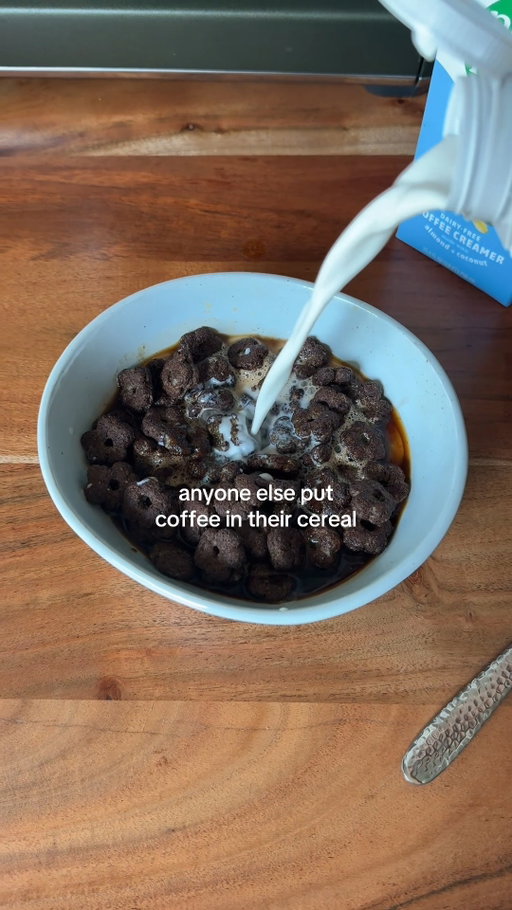 breakfastmaxxing 
🩵 feat. French Vanilla creamer