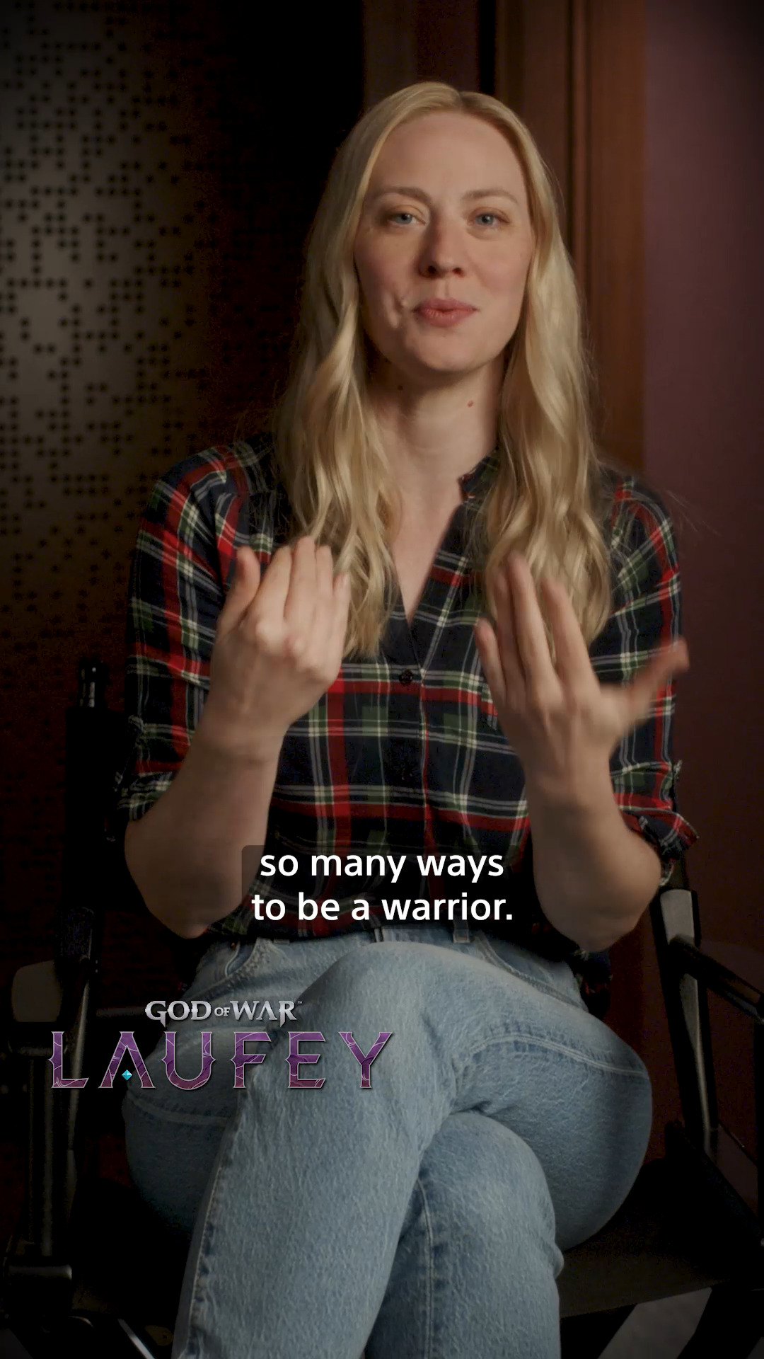 Say hello to Deborah Ann Woll, who portrays Faye in God of War Laufey.

Learn more about the protector of Jötunheim at PlayStation Blog