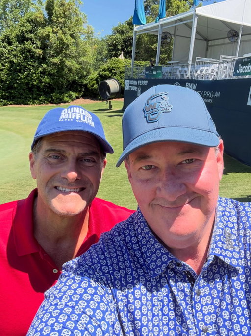 Absolute blast once again in Greenville! Thanks to the @bmwcharityproam for a great week. Got to see @billmurrayandhisbloodbrothers on Saturday night and of course spent some time with old friends @andybuckley2020 @rogerclemens