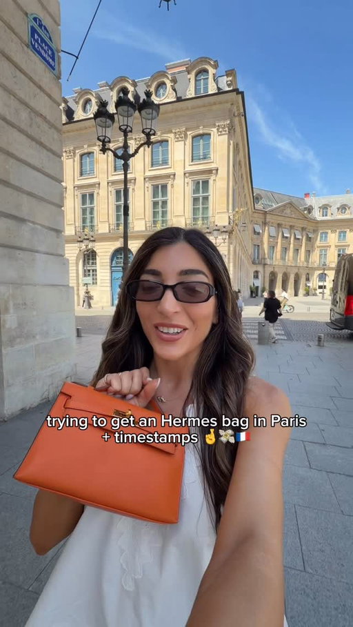 let’s see if I can get an hermes appointment in Paris 🙊how long would you wait for a bag? #hermes #hermesparis #hermesappointment