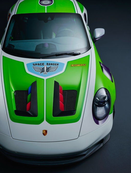Three bespoke Porsche sportscars. Three amazing charities.

Inspired by Jessie, Woody and Buzz Lightyear from Disney and Pixar’s Toy Story 5, these one-of-a-kind Porsche Sonderwunsch builds will be sold as part of a charitable initiative to benefit the American Red Cross, Starlight Children’s Foundation and Big Brothers Big Sisters of America.

__
911 GT3 RS (WLTP): Fuel consumption combined: 13.2 l/100 km; CO₂ emissions combined: 299 g/km; CO₂ class: G;
911 Targa 4 GTS (WLTP): Fuel consumption combined: 10.8 – 10.6 l/100 km; CO₂ emissions combined: 245 – 239 g/km; CO₂ class: G;
911 Carrera T (WLTP): Fuel consumption combined: 10.9 – 10.5 l/100 km; CO₂ emissions combined: 248 – 237 g/km; CO₂ class: G; Status 06/2026