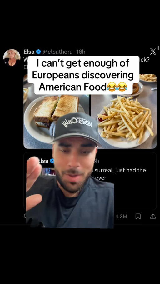 I can’t get enough of Europeans discovering American Food😂😂