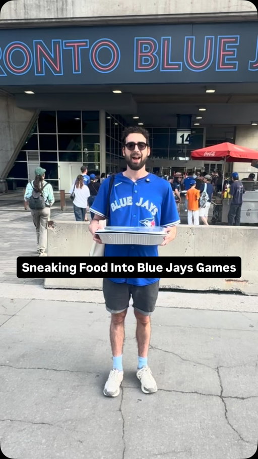 Sneaking Foods Into Blue Jays Games Episode 3: Seafood Boil from @seaudecrabe.gta #toronto #bluejays #torontobluejays #bluejaysbaseball #toronto_insta