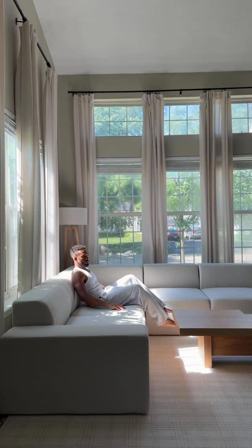 ironically it’s never been cozier @cozey #ad #AtmosphereSofa #CozeyPartner