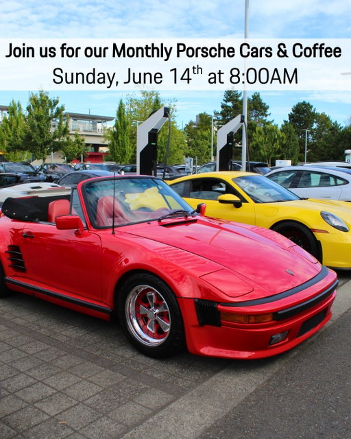Start your Sunday the Porsche way!
Join us for Cars & Coffee this Sunday, June 14, at 8:00 AM at Porsche Bellevue. Enjoy great coffee, incredible cars, and even better company.
Whether you're a Porsche enthusiast or simply love automotive culture, we’d love to see you there.
📍 Porsche Bellevue
🗓 Sunday, June 14
⏰ 8:00 AM
Tag a friend and come join us!
#PorscheBellevue #CarsAndCoffee #PorscheLife #PorscheCommunity #CarMeet #BellevueCarsAndCoffee