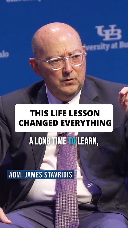 The proudest moment of a career is rarely the one that teaches you the most.

Admiral James Stavridis was 36, on his first command, a guided missile destroyer winning every award, when a routine inspection went so wrong the Navy towed his ship back into port in front of the whole fleet. He went home that night sure he would be fired.

He wasn't. The thing that carried him through wasn't his rank or his commanding officer. It was a string of phone calls from the other captains, his peers, each asking the same thing: what do you need?

The lesson he took from the worst day of his career: the people who can save you are often the ones standing right beside you.

Link in bio.