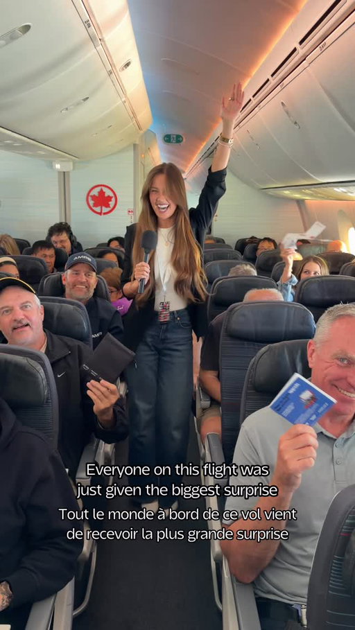 I cannot believe everyone on this @aircanada flight was just surprised with a gift of their choice from @amazonca on an exclusive online gift store.

If you’re a @aeroplan and Amazon Prime member, you can enter the “Dream Destinations, Delivered” contest, running now until June 26, giving you the chance to win 1 MILLION Aeroplan points! Plus, with Prime Day running June 23 - 26, it’s a great time to earn extra points to redeem incredible travel moments!

Je n’en reviens pas! Tous les passagers de ce vol d’ Air Canada ont reçu une surprise – un cadeau de leur choix –  grâce à une boutique de cadeaux en ligne exclusive en collaboration avec Amazon Canada. 

Si vous êtes membre Aeroplan et Amazon Prime, vous pouvez participer au concours Destinations de rêve, à votre portée, en cours jusqu’au 26 juin, pour courir la chance de gagner 1 MILLION de points Aéroplan ! De plus, pendant l’événement Prime Day du 23 au 26 juin, c’est le moment idéal pour accumuler encore plus de points et les échanger contre des expériences de voyage inoubliables.

#Commandité #Sponsored #Aeroplan #AirCanada #AmazonCa