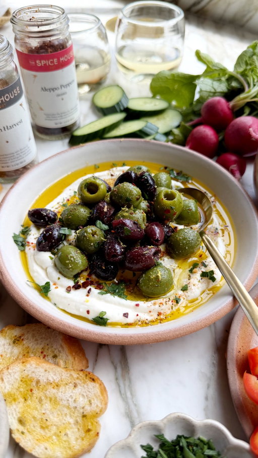 This is one of my favorite easy summer entertaining recipes: creamy whipped ricotta, citrusy marinated olives, crispy crostini, and lots of Tuscan Harvest from @thespicehouse tying it all together. Bright, herby, savory, and basically summer in a jar.

Bonus: all of these components can both be made ahead of time, which makes this even better for hosting! This blend is available online at thespicehouse.com and coming soon to Costcos in Southern California and most southwest states.

Comment RECIPE and then check your DMs!

https://www.loveandlemons.com/tuscan-marinated-olives-with-whipped-ricotta/

#TheSpiceHousePartner 
#summerrecipes 
#easyappetizer 
#whippedricotta 
#loveandlemons
