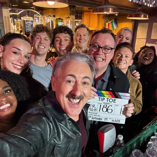 A privilege. I have no words for the final episode of Tip Toe - I think everyone who has completed the series will now be sat thinking and reflecting - hopefully on tolerance.

This job was such a treat and it was an honour to bring Benny to life and have a small part in such a big important show.

What talents @russelltdavies63 @nicolanshindler @peterhoardirector @philcollinson and the entire team at @quaystreetproductions are.

And more importantly what an incredible group of new, brilliant, supportive friends that we have made. The whats app group is still going strong 

All episodes are now available to stream over on @channel4
