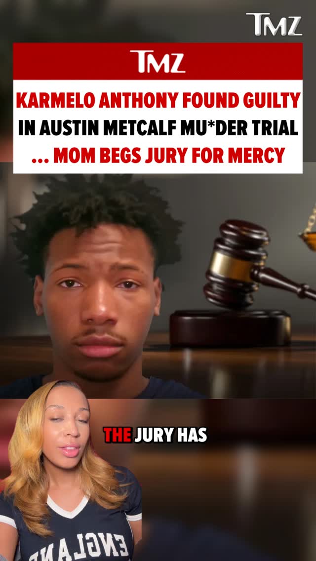 🚨The jury found Karmelo Anthony guilty of mu*der, rejecting his claim of self-defense. Following the verdict, his mother made an emotional plea for mercy on her son's behalf.