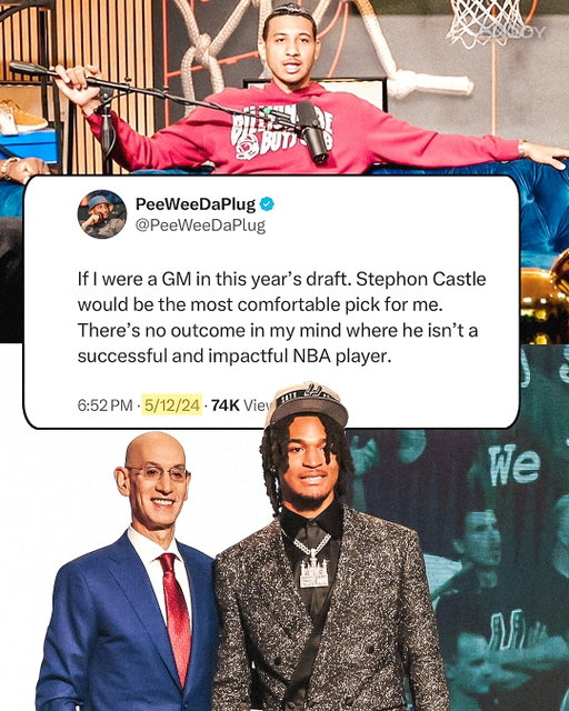 The Atlanta Hawks should have consulted with @peeweedaplug before the 2024 NBA Draft 🤷🏻‍♂️