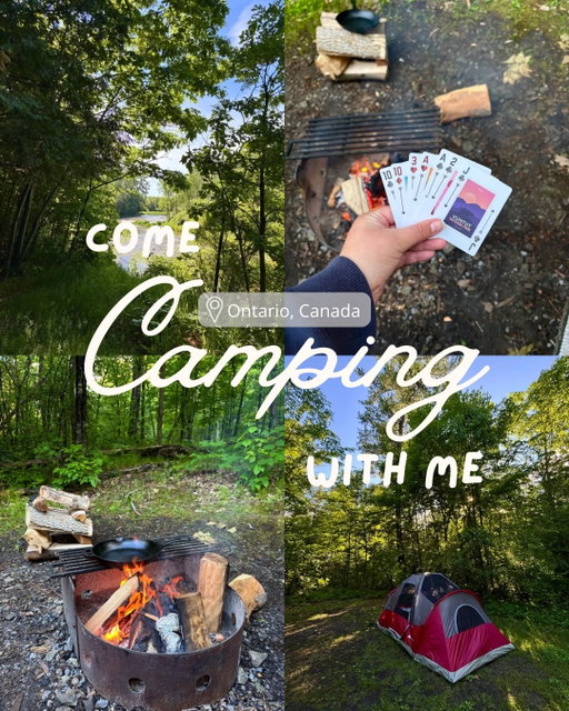 Let’s go camping 🏕️✨

There’s literally nothing better than a reset weekend in the forest, filled with campfire cooking, reading in a hammock, and sleeping under the stars 🌟 

If you have any camping questions lmk in the comments 🫶🏻

#camping #ontariotravel #ottawavalley